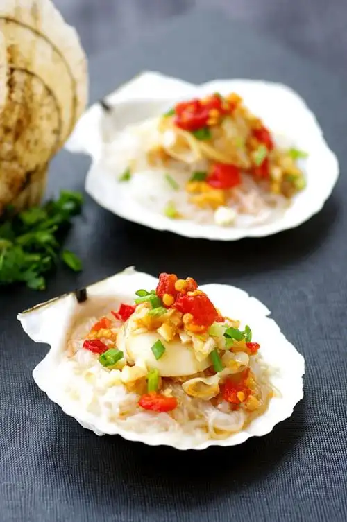 蒜蓉粉丝蒸扇贝
