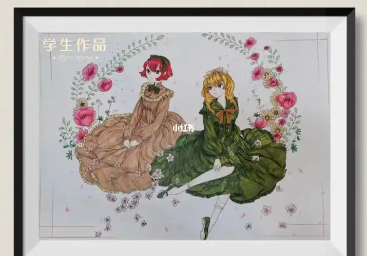 暑假考级班学生的十级漫画作品