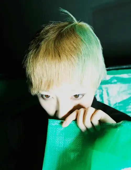 李斯丹妮双色超短发时尚写真