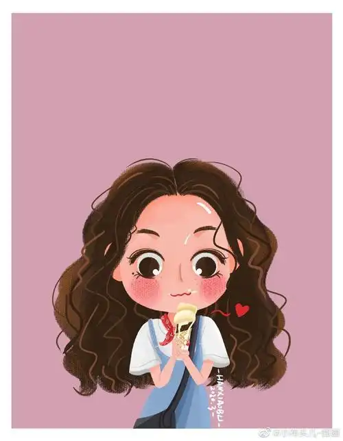 q版李慧珍卷毛慧珍最可