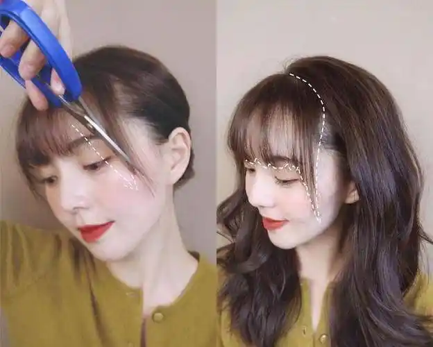 原创超简单的剪刘海教程