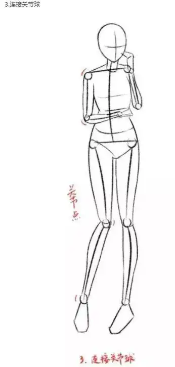 动漫人体比例绘画教程