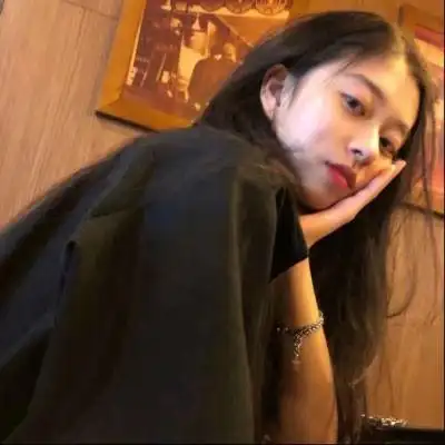 女生高冷气质侧面头像
