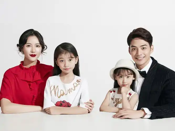 全家福一家4拍摄/家庭照全家福写真摄影