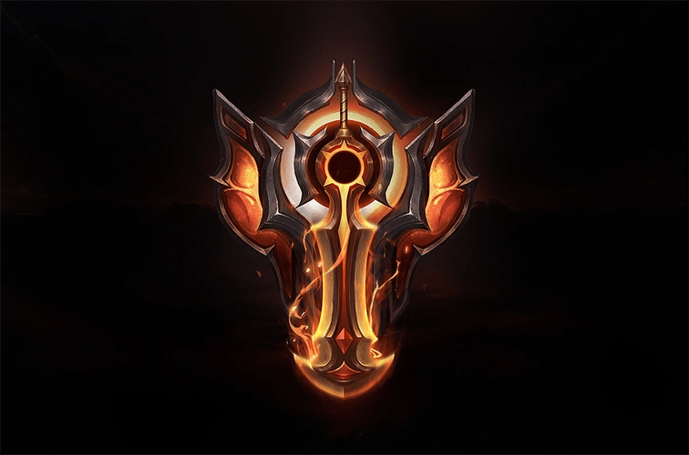 13原创作品ui图标英雄联盟徽章图标暗黑lol英雄联盟人物图标化练习