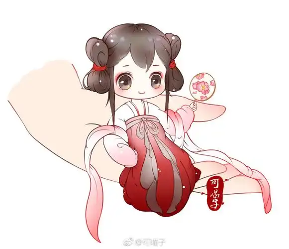 q版汉服古风头像图源:可喵子