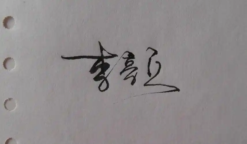 手写 名字 【不是设计,只是手写】