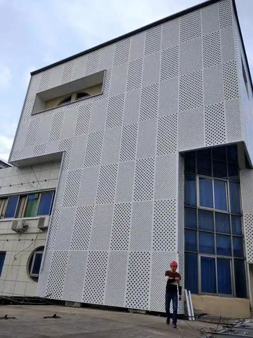 外墙幕墙冲孔铝单板