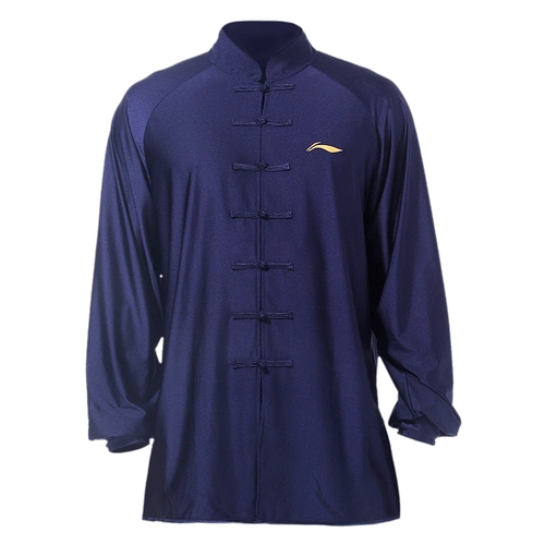 太极李宁服男春秋太极拳练功服女夏季飘逸表演太极服