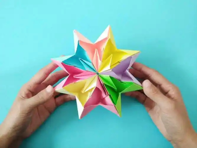 可以无限翻转的爱心折纸,简单几步就做好,手工diy折纸图解教程