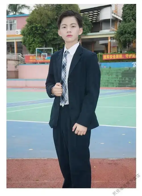 凯姿瑜 深圳市校服中学生礼服冬季套装中学西装衬衫裙子深圳初中礼服
