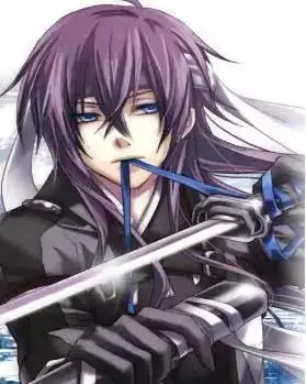 我们不一样动漫中的绝美紫发美少年