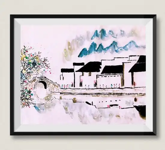 画国画一山水篇(1):江南水乡