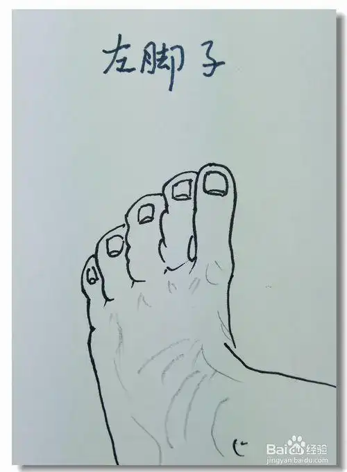 脚丫简笔画一只脚怎么画人物简笔画简笔画大全小脚丫简笔画脚丫简笔画