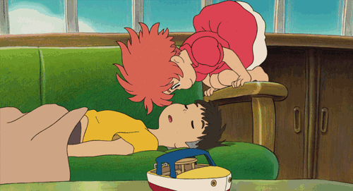 gif动态图小清新壁纸宫崎骏动漫漫画龙猫千与千寻唯美插画