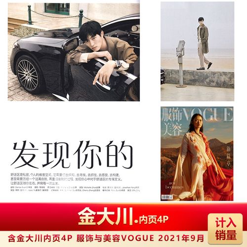 现货 服饰与美容vogue 含金大川内页4p 计入销量 服饰与美容vogue杂志