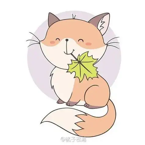 小动物卡通可爱头像简笔画可爱