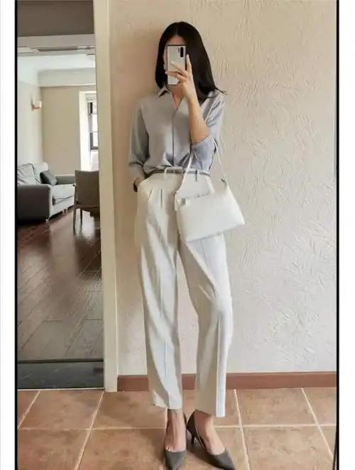 高跟鞋配什么裤子和衣服好看