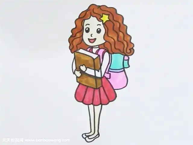 人怎么画简笔画 女孩,简单简笔画人物女孩?