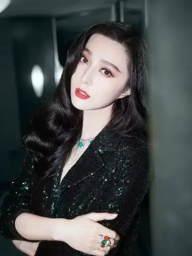 范冰冰是典型的美人长相,大眼睛瓜子脸双眼皮看着楚楚动人的,她这张