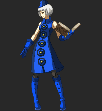 i18 女神异闻录 横版格斗游戏人物动作参考 动态打斗序列帧png