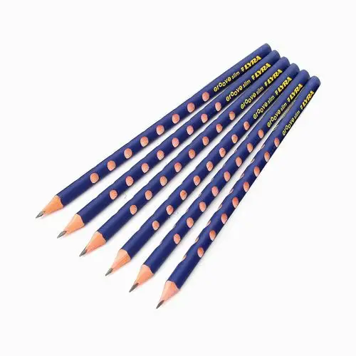 11 更超值德国进口艺雅lyra黑芯铅笔6支吸卡装 groove slim 细杆洞洞