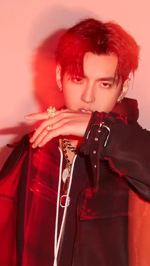 吴亦凡帅气光影写真高清手机壁纸,明星,歌手,吴亦凡,帅气,大陆男明星