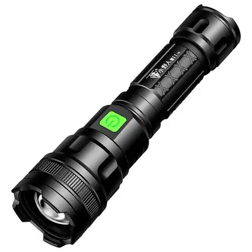 手电筒强光可充电超亮小疝气灯户外便携家用迷你led远射灯