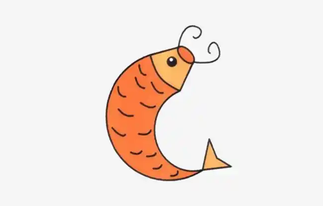卡通鲤鱼