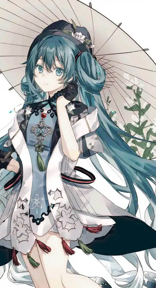 各款双马尾初音手机高清壁纸,你爱了么?
