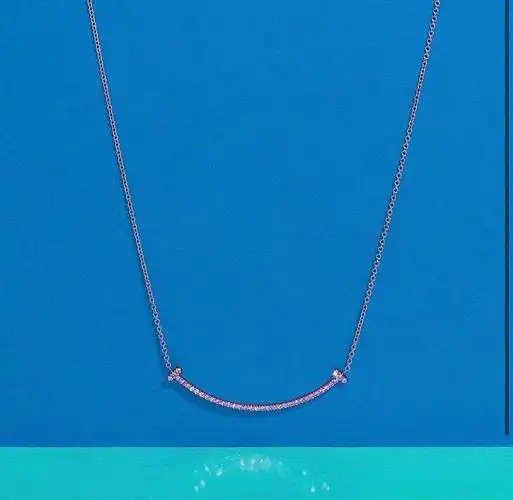 快来找我订购吧#tiffany  #蒂芙尼  #七夕礼物  #笑脸项链  #项链