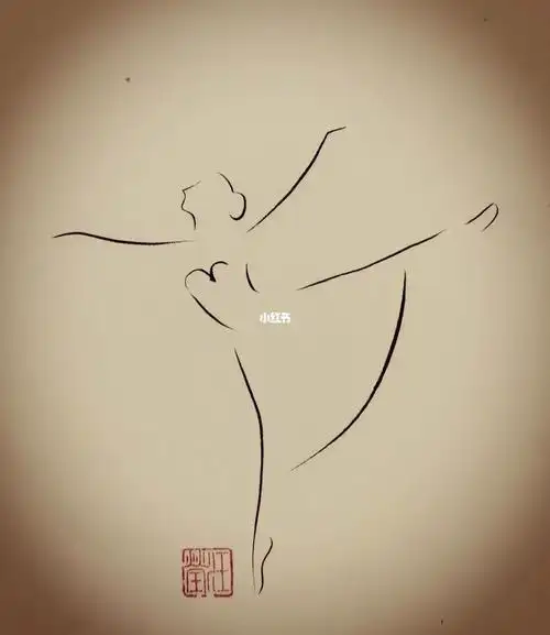 用最少线画出女人最美一面极简艺术