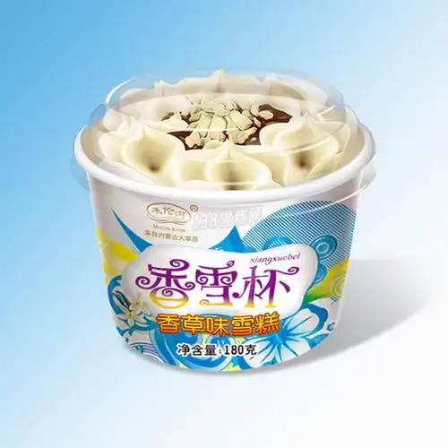 木伦河香雪杯香草味冰淇淋 180g 12杯