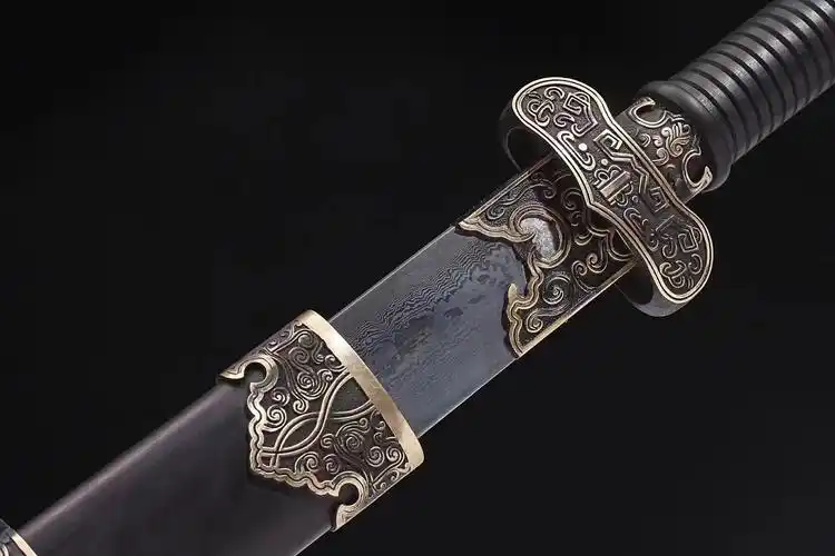 盗墓笔记铜装百炼钢 黑金古刀_和风堂美术刀剑-站酷zcool