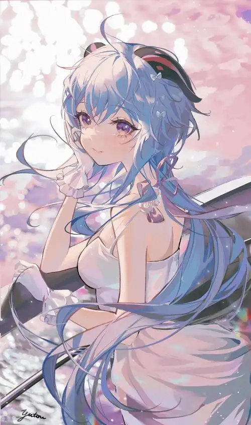 甘雨插画图片壁纸