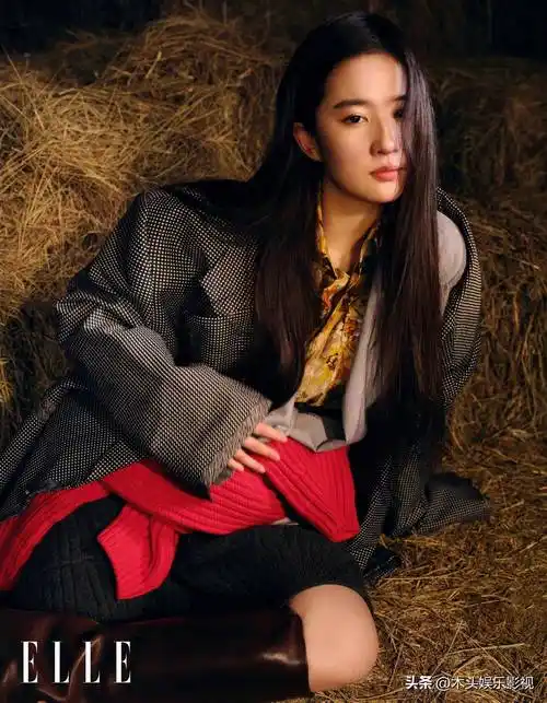 刘亦菲最新杂志封面大片,酷飒高冷,秒变御姐!太美了_感觉_暗黑_油画