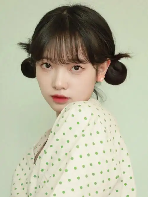 约会发型 | 短发双丸子头 刘海教程3