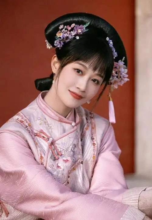 蓝盈莹的粉色公主照,春天来了!|甄嬛传_网易订阅
