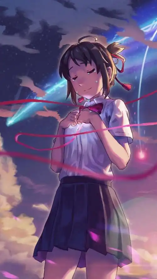 你的名字动漫人物锁屏,高清图片,手机锁屏桌面-壁纸族