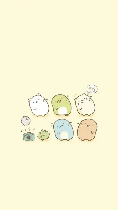 小清新可爱卡通,高清图片,手机锁屏桌面-壁纸族