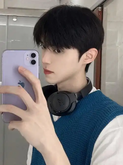 (今日6折)假发男帅气黑色短直发韩版时尚碎盖头蓬松自然短碎发减龄整