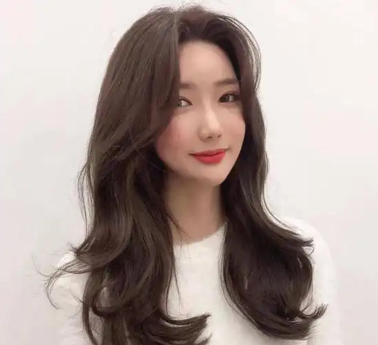 韩式大波浪卷发女,韩式浪漫微妙卷发发型