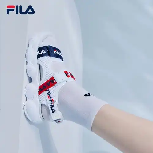 fila斐乐官方女运动凉鞋女鞋凉鞋魔术贴软底2021年夏季新款沙滩鞋