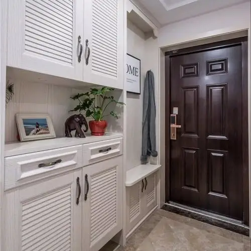 6款比较流行和实用的入户玄关柜设计有和自己家一样的吗