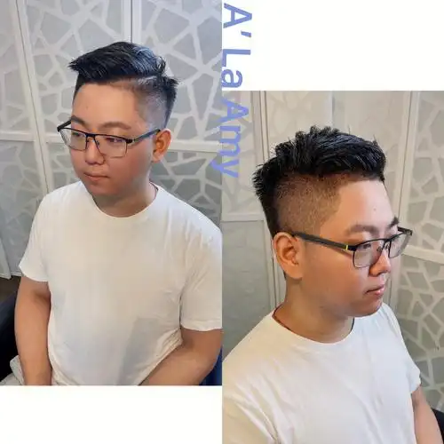 男士商业油头发型显头小见瘦