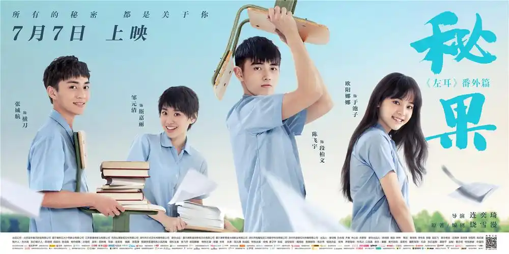 7月7日,电影《秘果》青春上映.其实,所有的秘密,都是关于你.