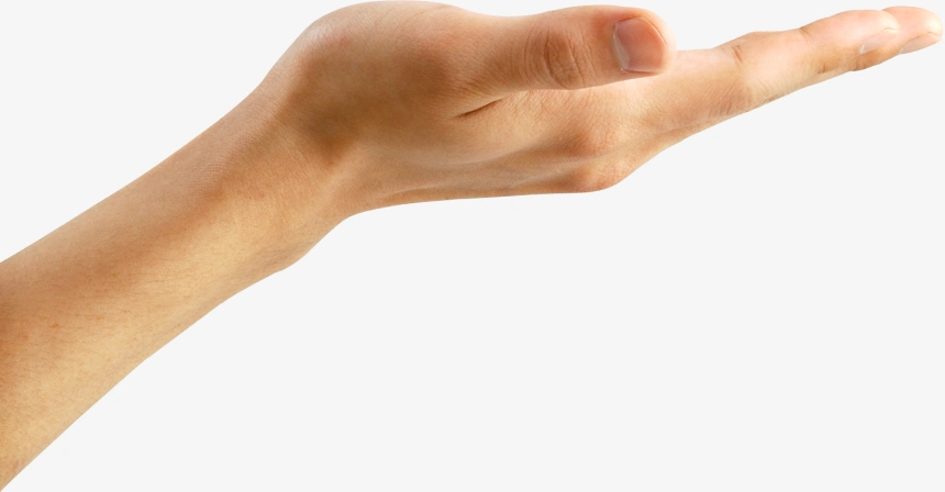 高清现代手掌托举