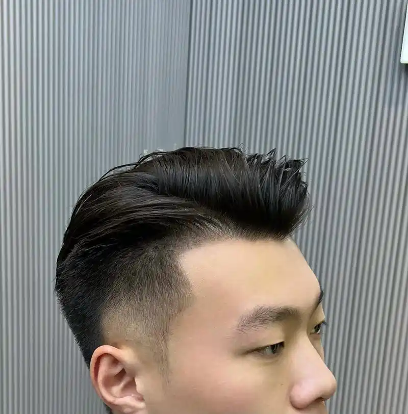 男士发型 港风侧背 男士发型 港风侧背