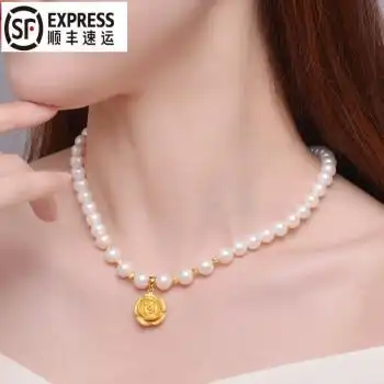 珠宝首饰>黄金>黄金项链>百秋嘉(baiqiujia)>百秋嘉淡水珍珠项链女