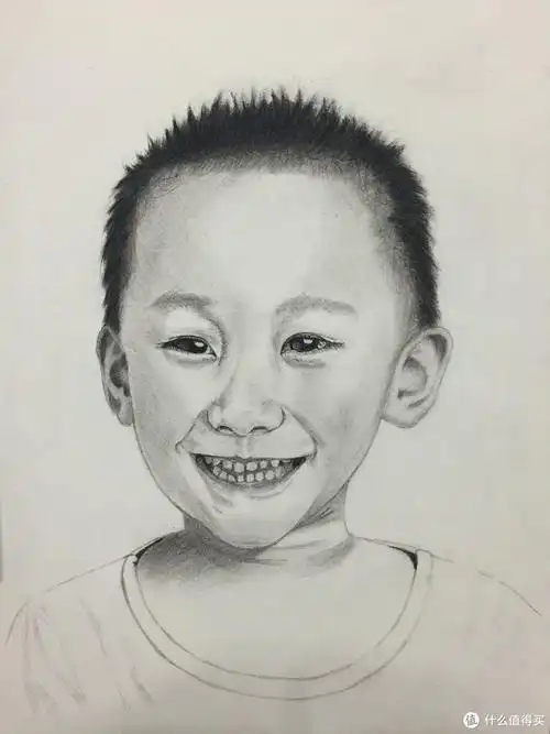 人物肖像素描的自我修炼2_儿童绘画_什么值得买